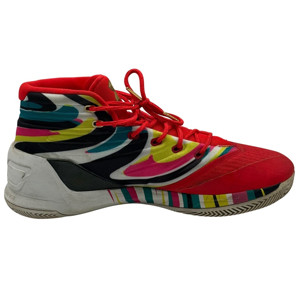 Under Armour Curry 3 Chinese New‎ Year 1269279-984 Red Multi Men's 12.5 UA SC - Picture 4 of 8